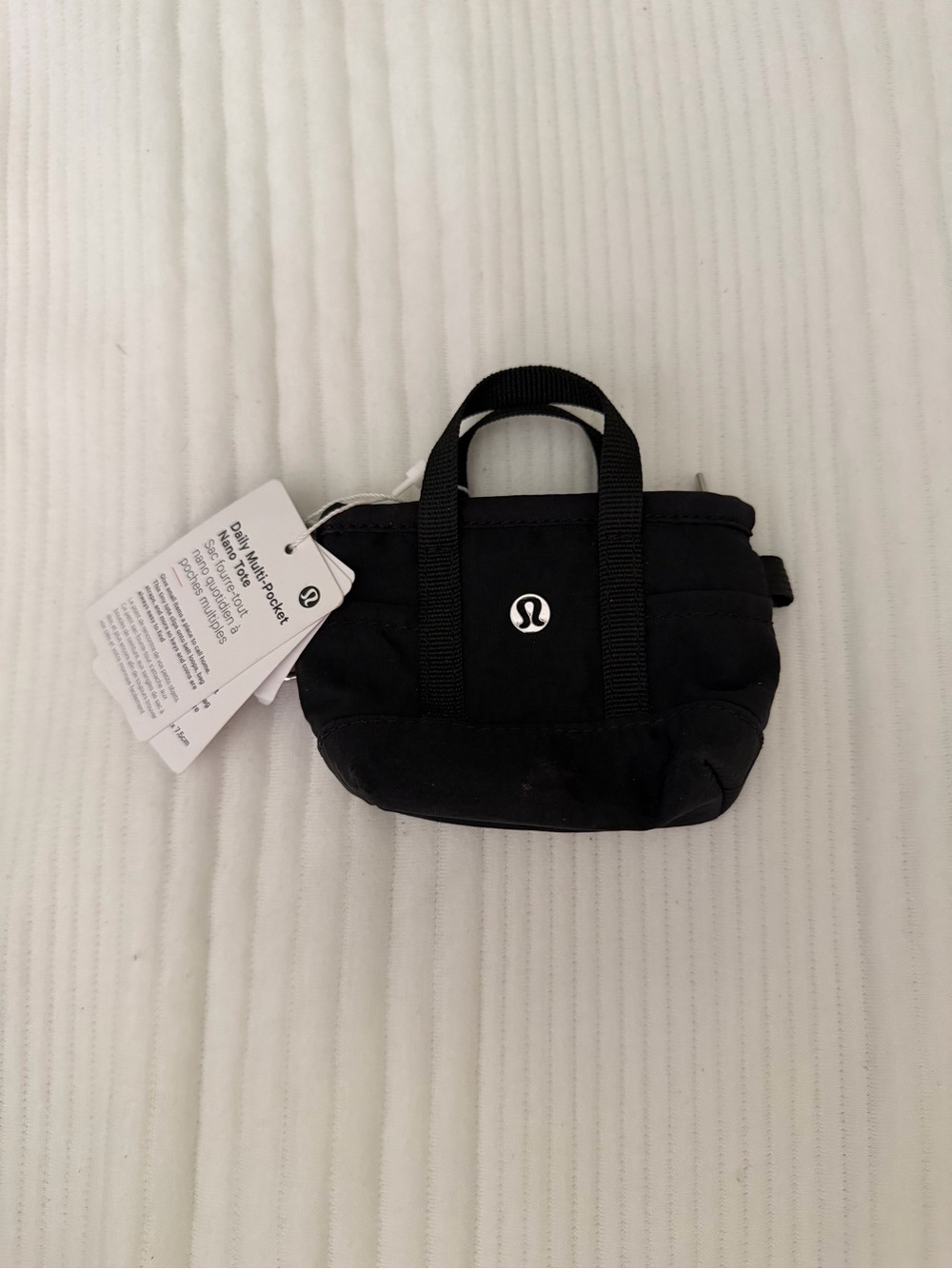 lululemon athletica Black Mini Tote - BRAND NEW